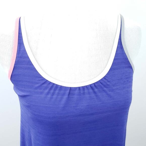 Fila Purple Strappy Back Tank Built-in Bra Small - Picture 4 of 9